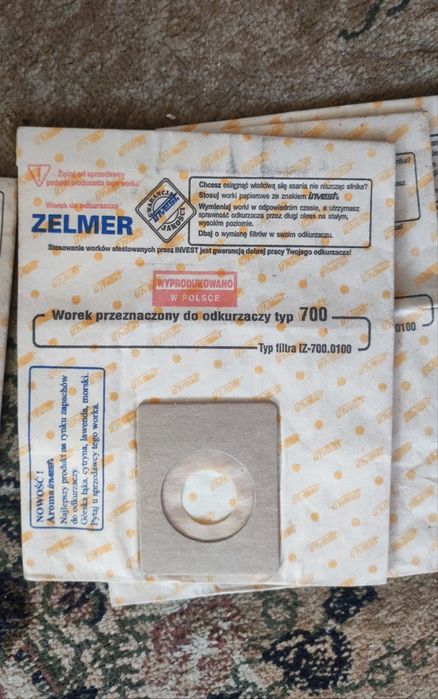 Zelmer worki do odkurzacza, typ 700 6szt.