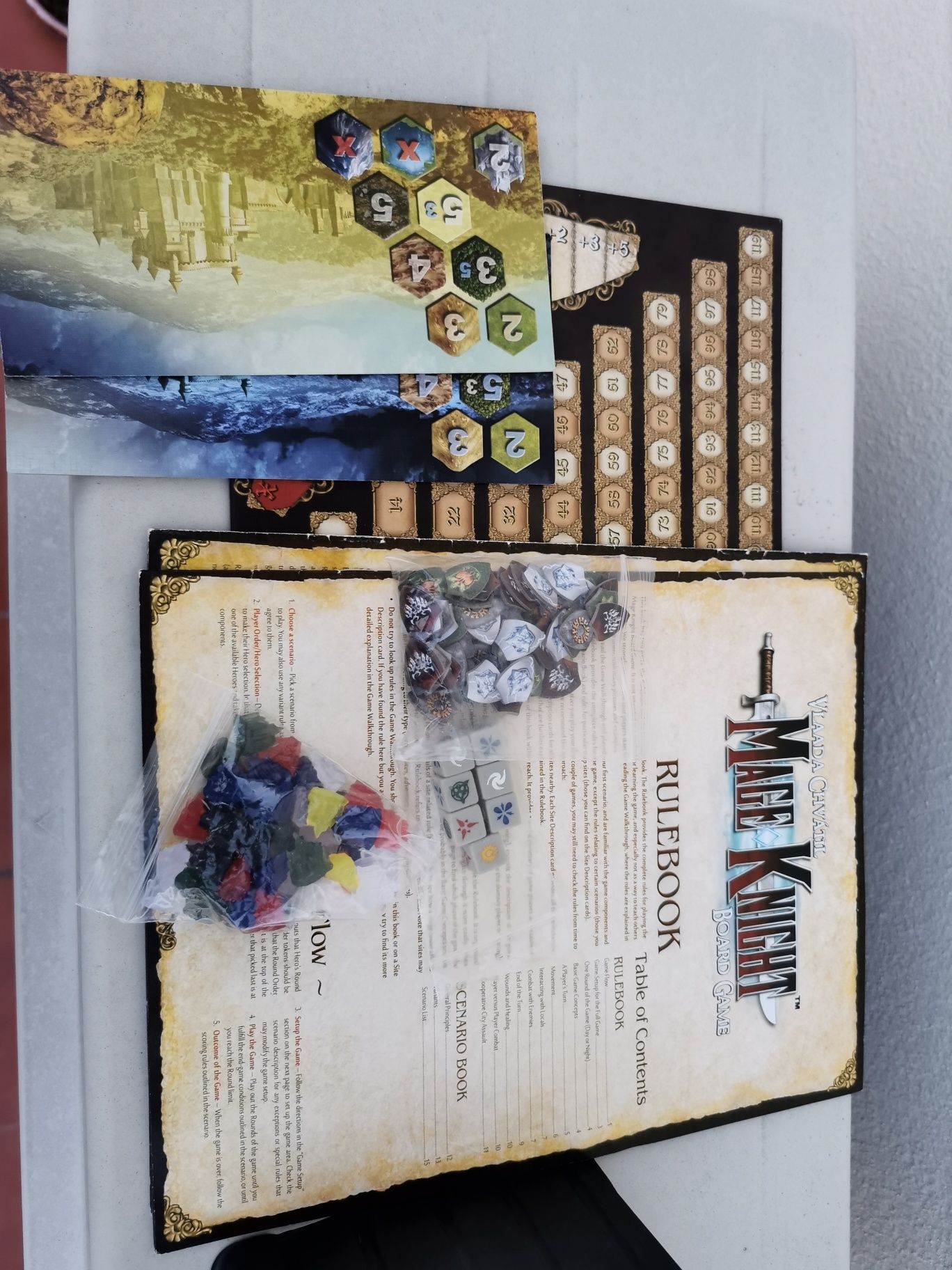Conteúdo Mage Knight Board Game