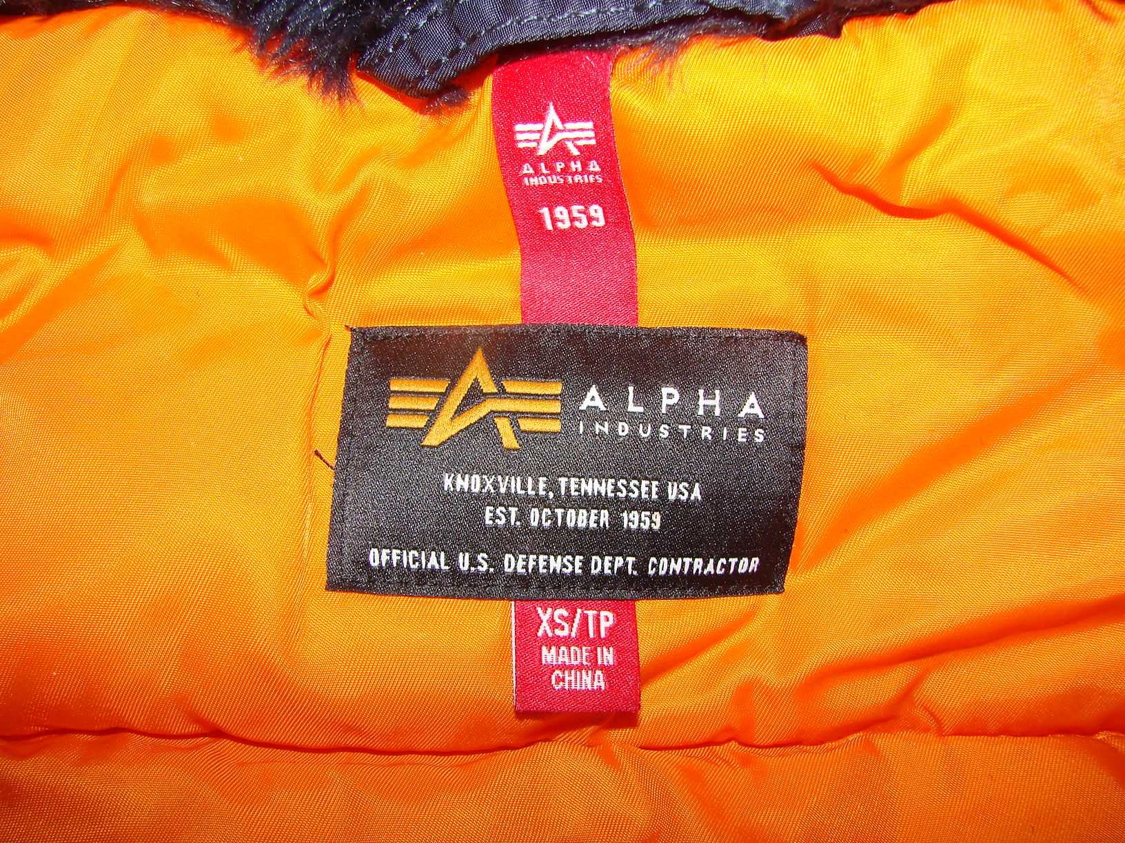 Парка женская Alpha Industries N-3B, куртка Аляска - 100% оригинал