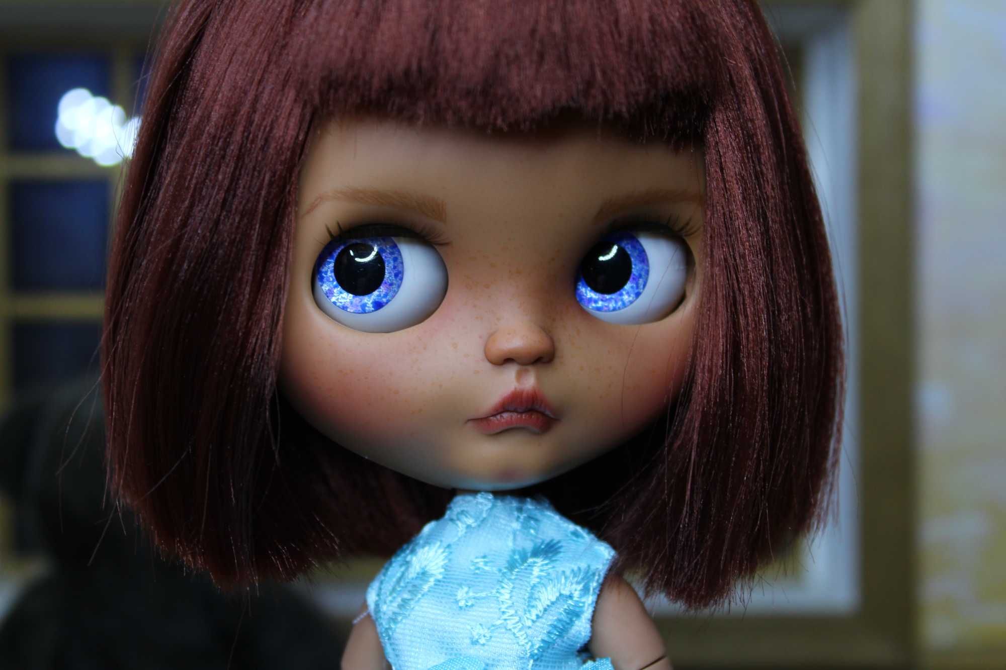 Кастом Блайз custom blythe ooak + подставка, аксы