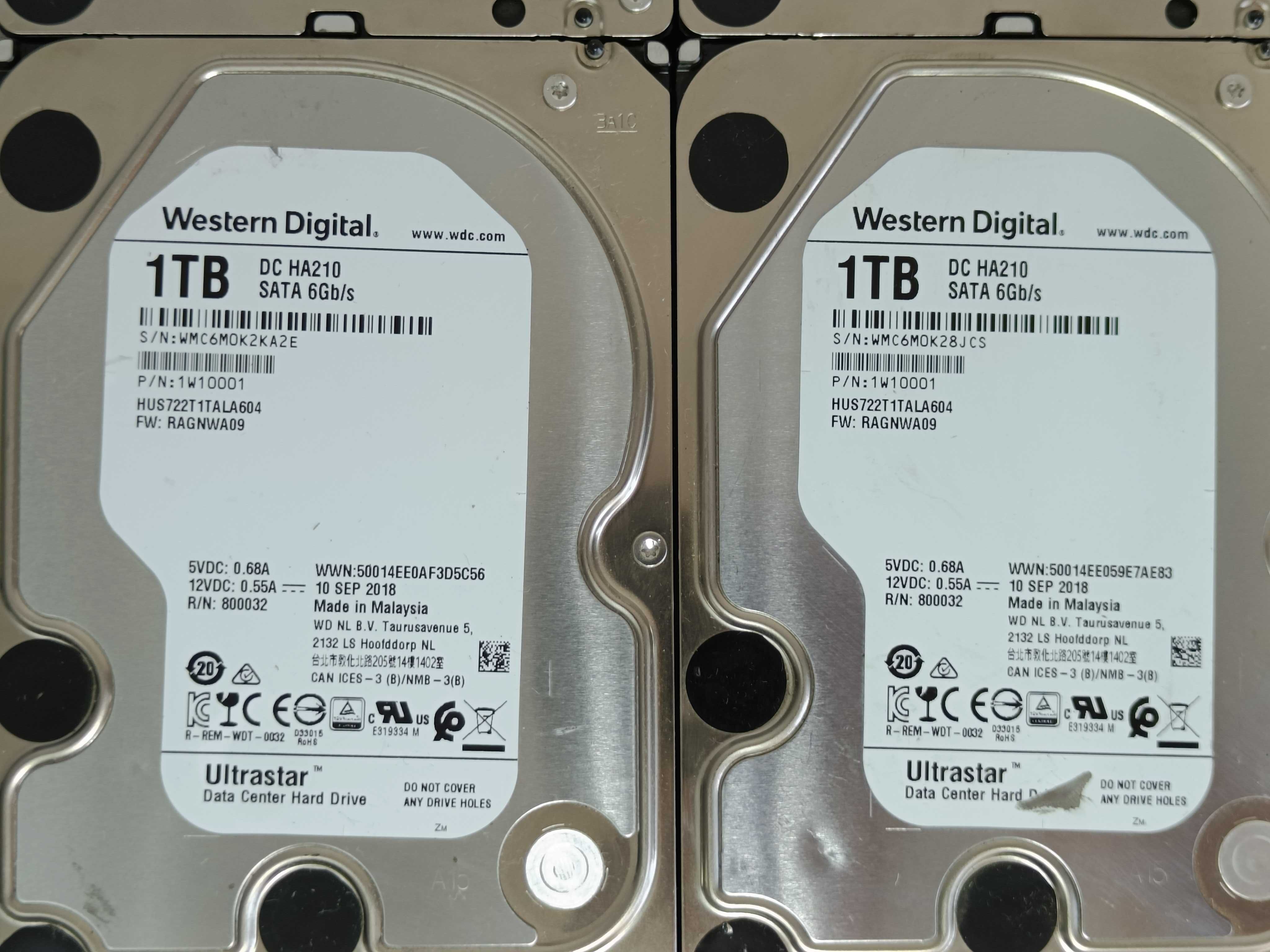 Хард Диск Western Digital Ultrastar DC HA210 1 TB 7200rpm 128mb CASH