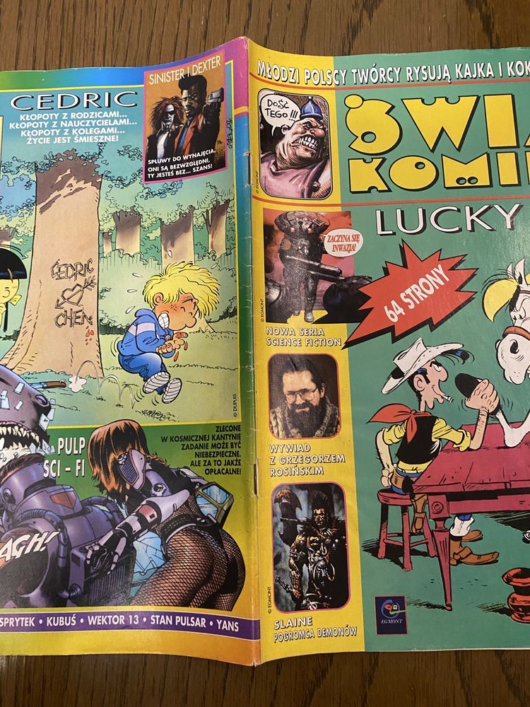 Świat Komiksu 8 ( 8/1998 ) Pulp; Lucky Luke; Slaine Yans; Orient Men