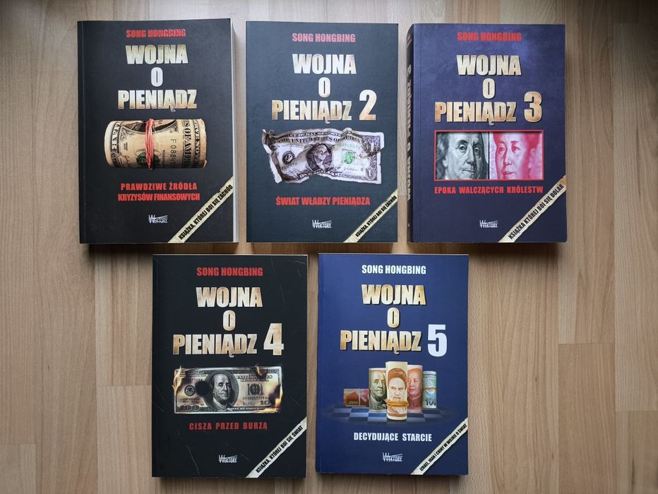 Wojna o Pieniądz zestaw 5 książek