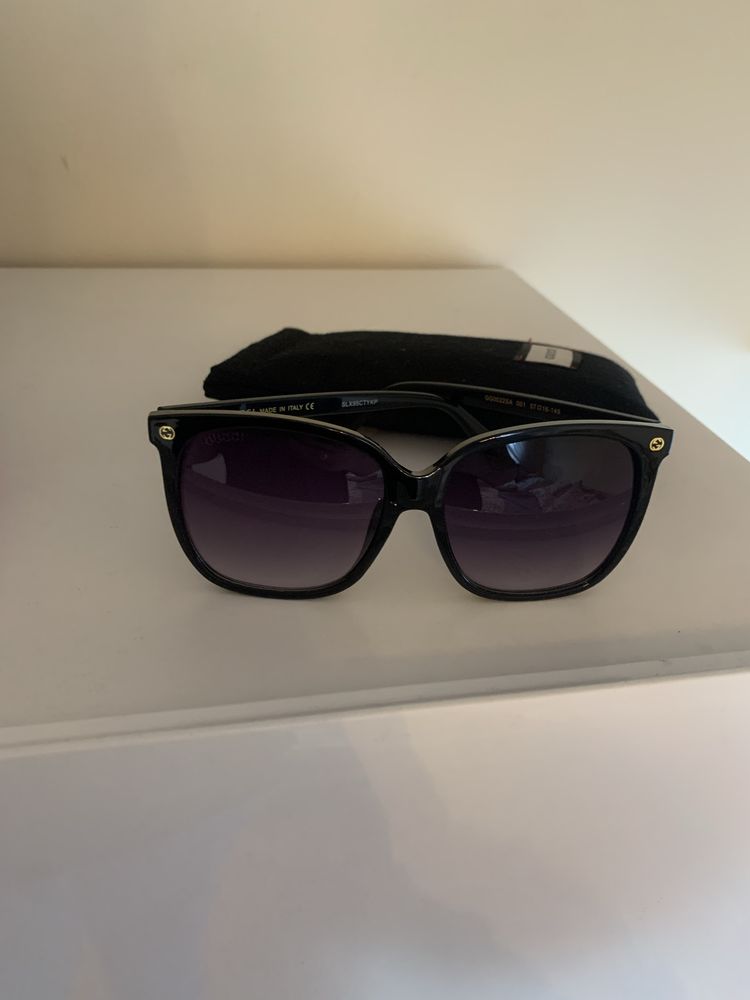 Gucci okulary przeciwsłoneczne czarne