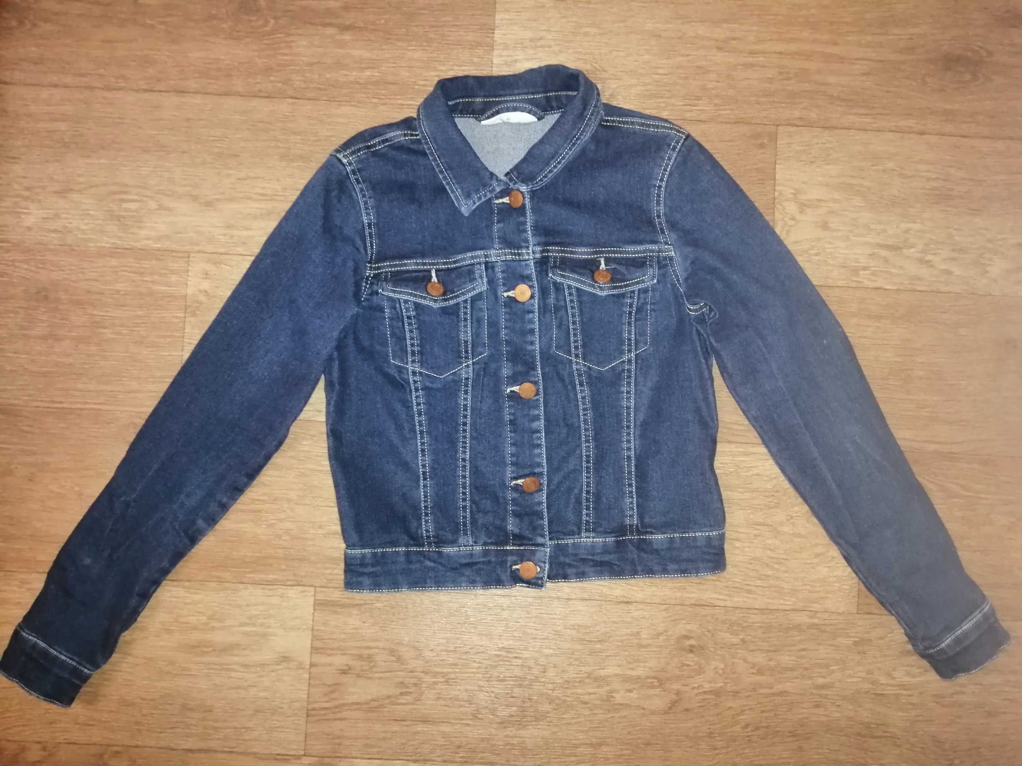 размер ХS, S, джинсовая куртка пиджак