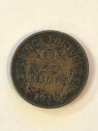 Moeda 2 Centavos 1918 - Bronze