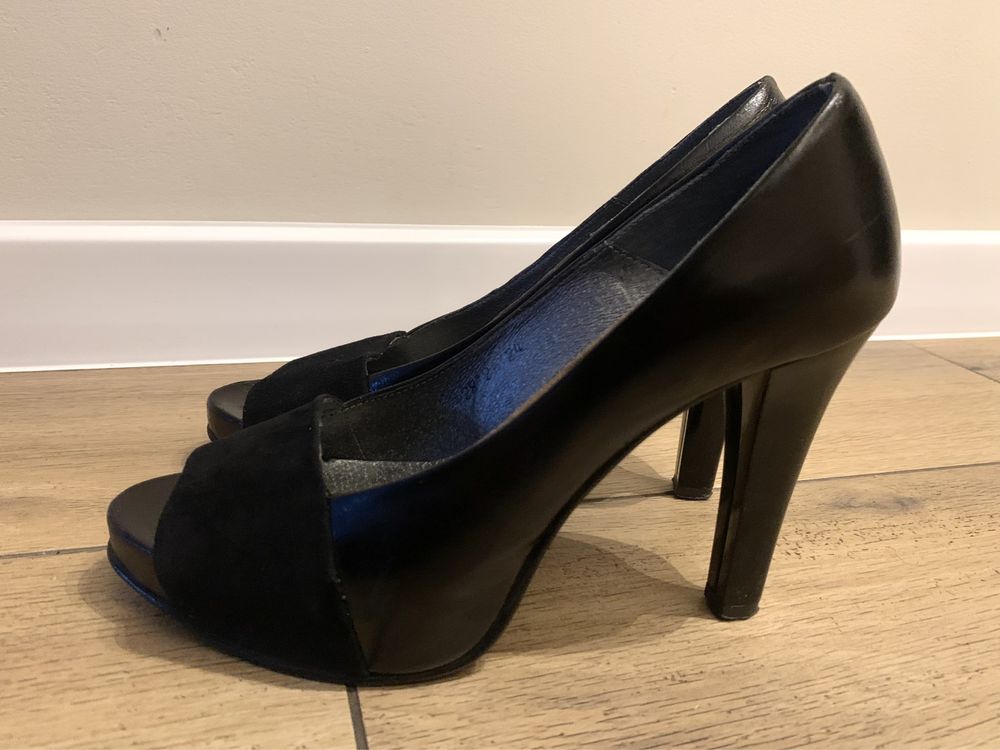 Buty jak  Nowe skórzane r. 37 damskie open toe
