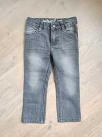 Szare spodnie dżinsowe Lupilu 98