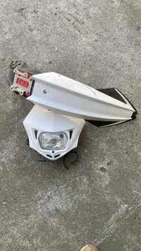 Lampa blotnik  enduro biala czasza cross bmw ktm husqwarna honda yamah