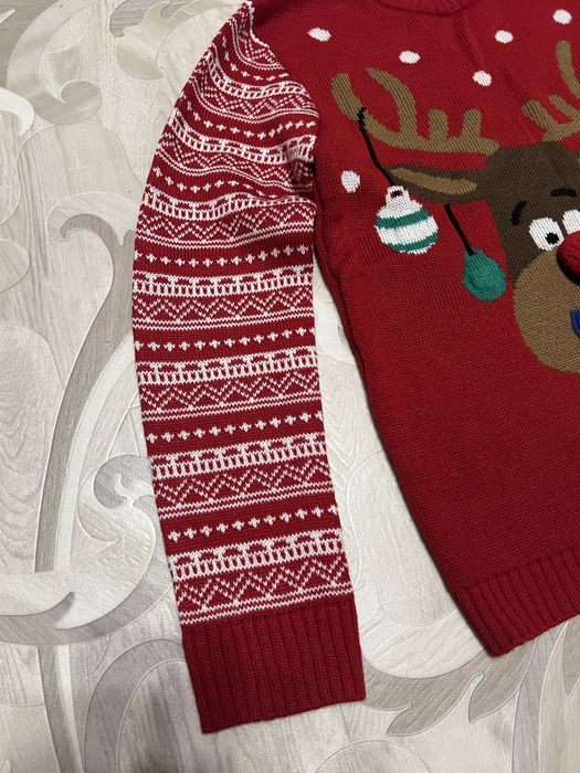 Новорічний светр Олень новогодний  фотосессия S-M