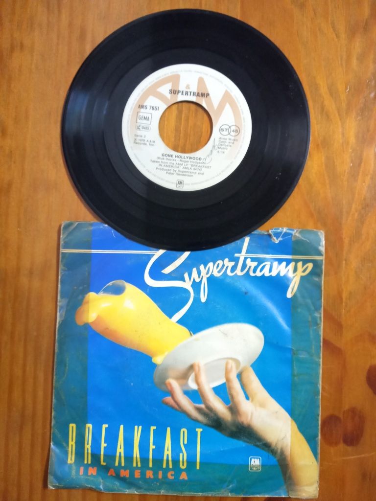 LP 45rpm Supertramp - breakfast in america