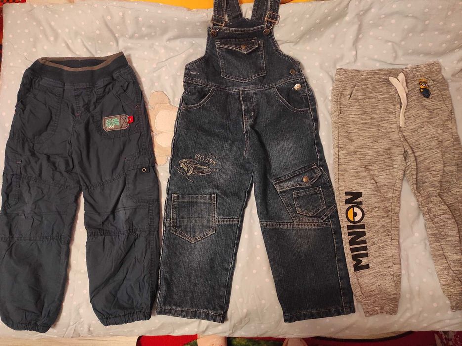 Paka+GRATISY 116cm ubran dla chlopca uzywane