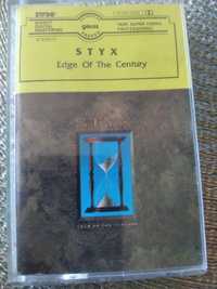 Kaseta magnetofonowa grupy rockowej Styx pt . Edge Of The Century .