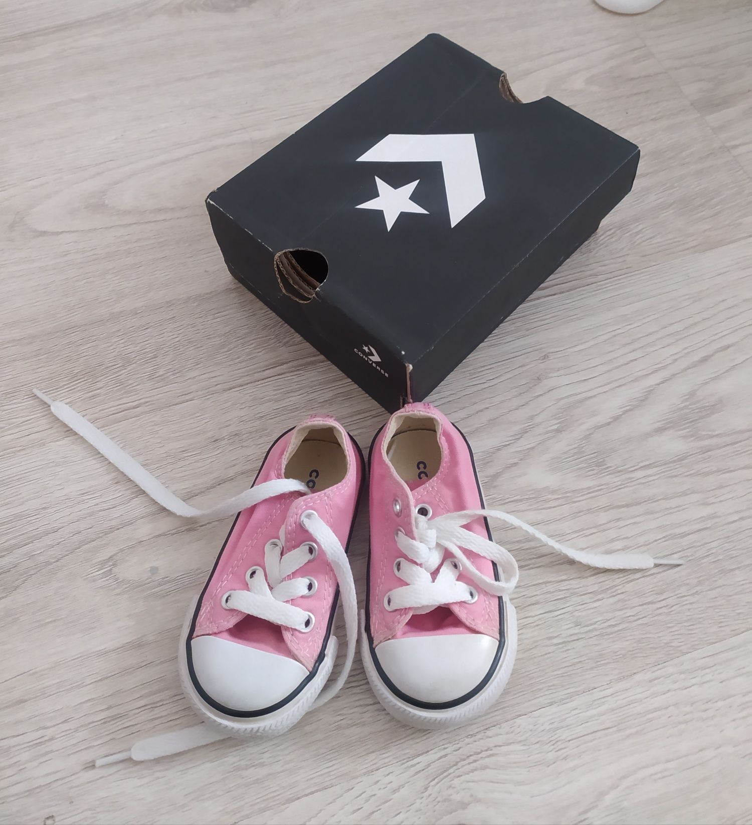 Buty trampki Converse 20 dla dziewczynki różowe
