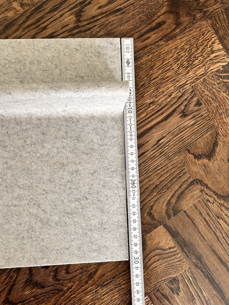 Wkład filcowy na buty Ikea Komplement 80x30 cm jasnoszary