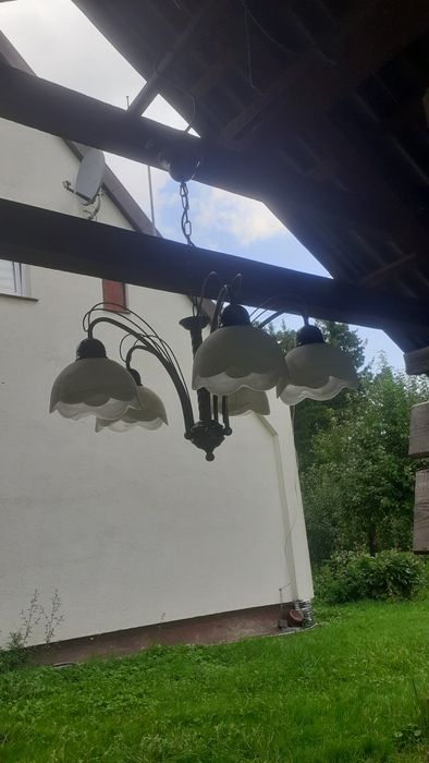 Żyrandol 5 ramion do salonu