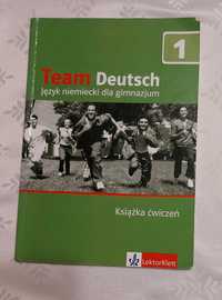 Team Deutsch 1 ćwiczenia j. niemiecki + CD dla gimnazjum