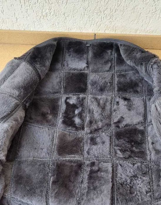 Жилет мужской, кожаный, на натуральной овчине, новый, р. XL, Турция