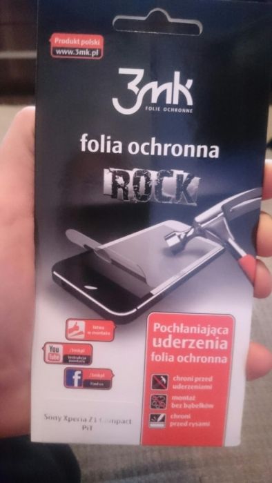 Folia 3mk Rock Sony Xperia Z1 compact Nowa