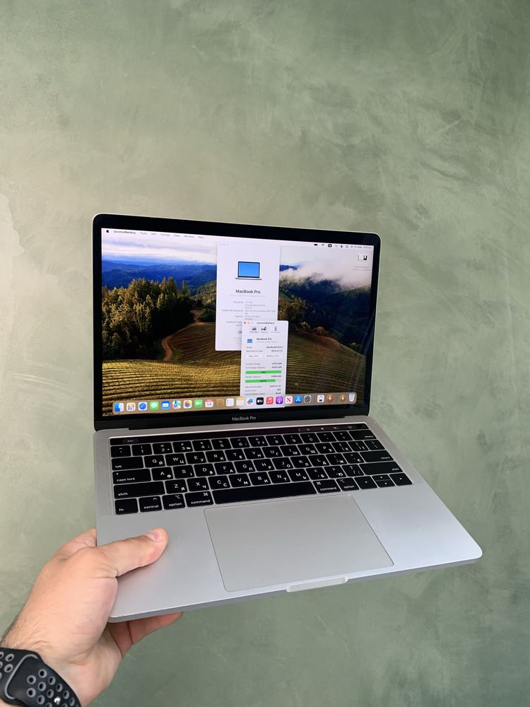 Macbook Pro 13 2018 i5-2.4GHz | 16Gb | 500ssd TouchBar 309циклів