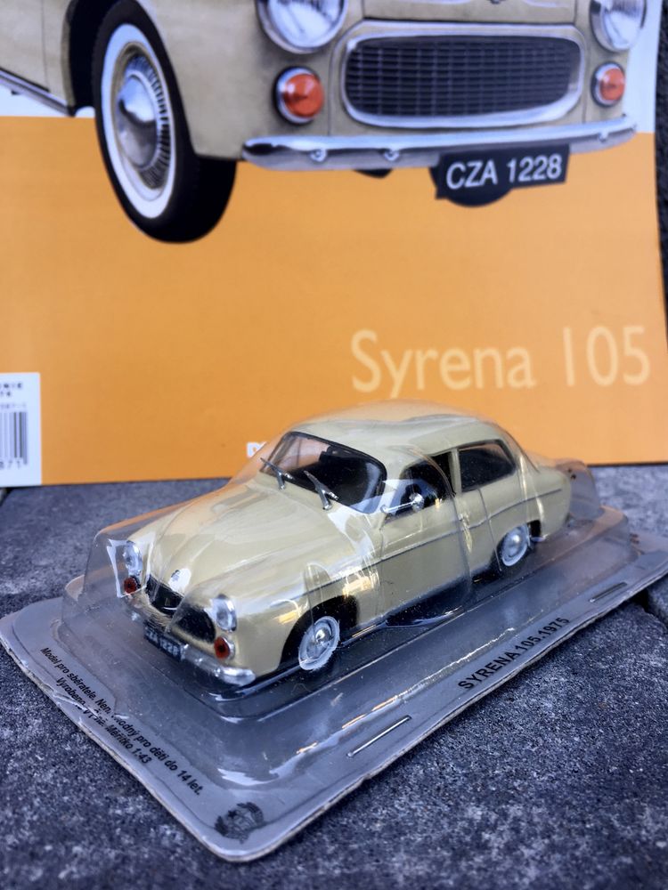 Czasopismo-SYRENA 105-auta PRL,model,autka,kolekcja,deagostini