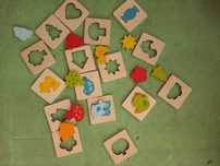 goki memo dotykowe drewniane motoryka touch memory game