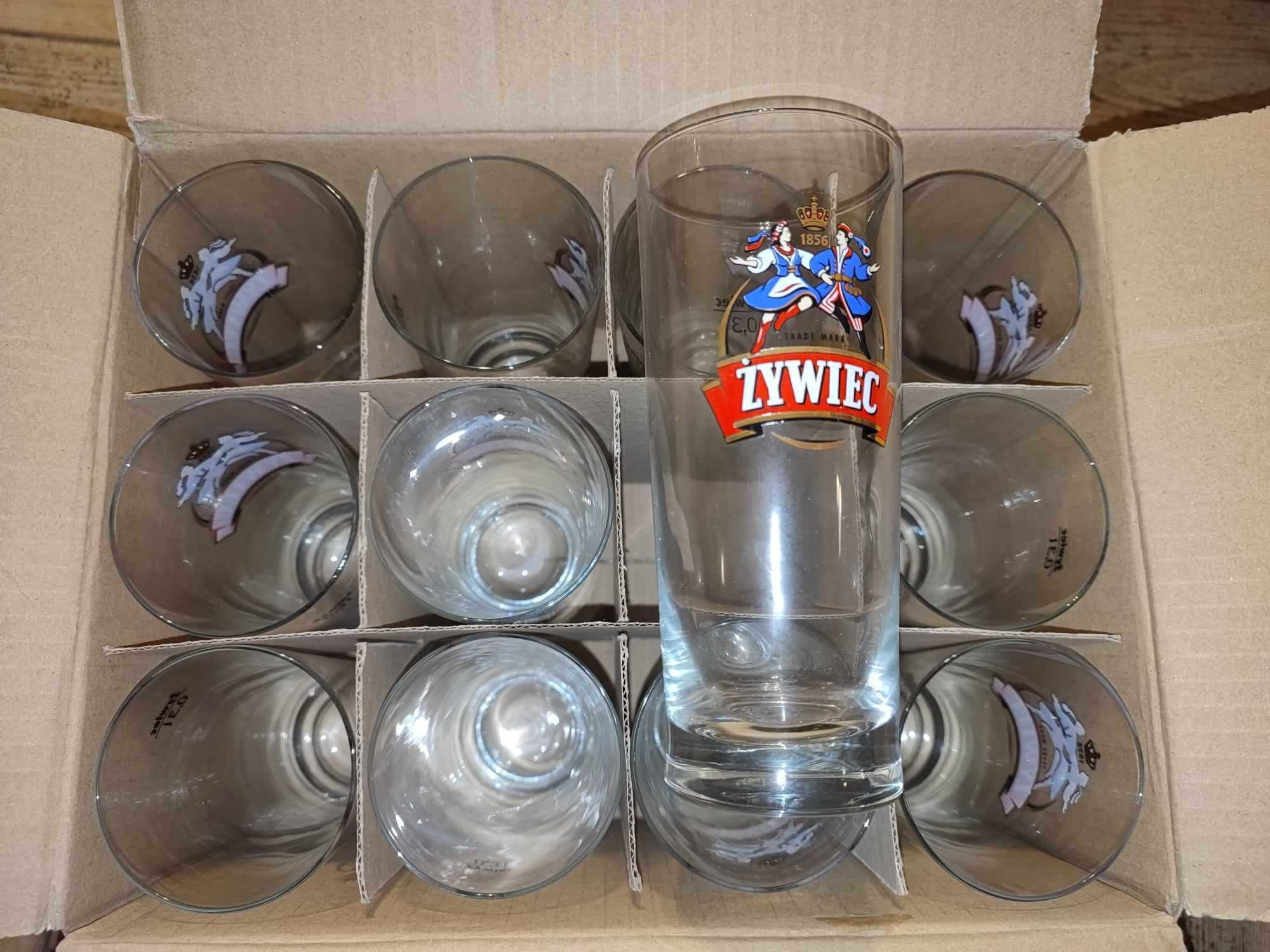 12 szklanek Żywiec