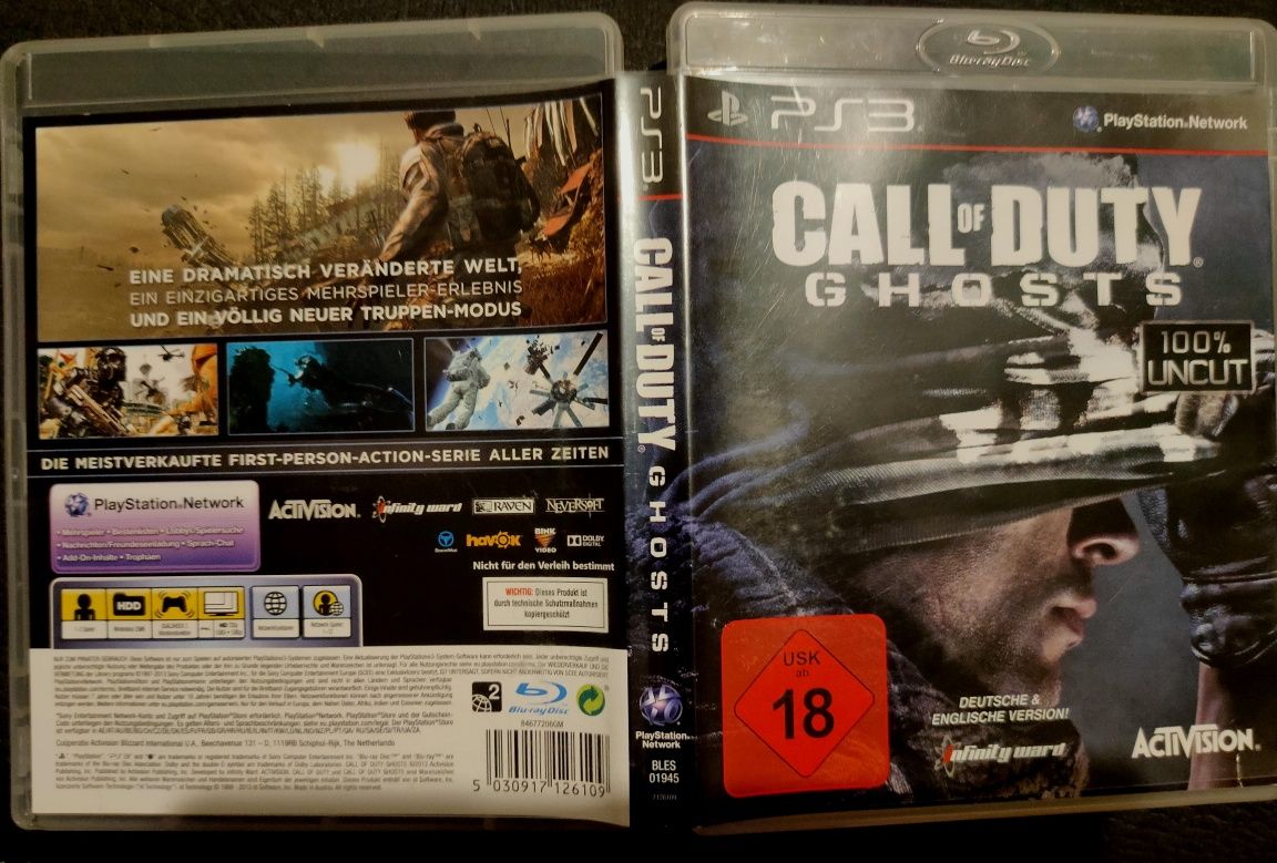 Call of Duty - Ghosts, 100% uncut. PS3