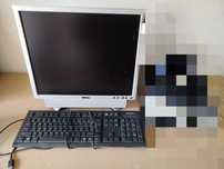 Monitor DELL + klawiatura