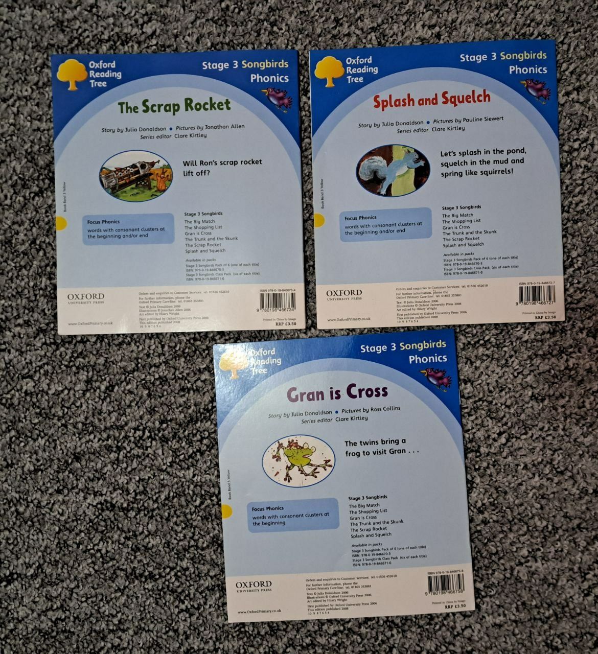 Oxford Reading Tree. Stage 3. Комплект 3 шт. Англійська мова для дітей