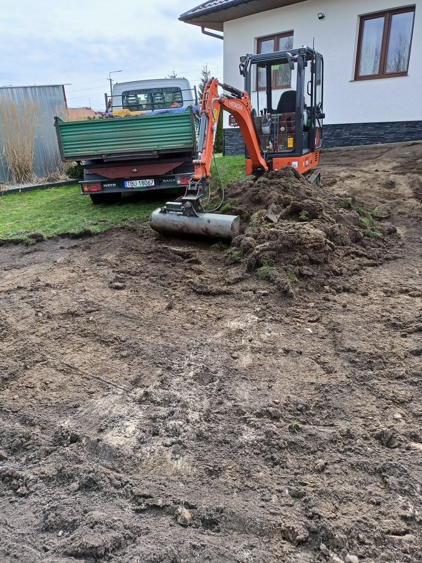 Usługi minikoparką Kielce,Usługi koparką Kielce. Usługi minikoparką.Wi