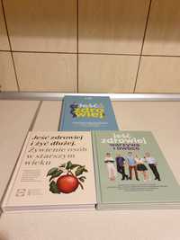 Zestaw 3 książki zdrowe jedzenie przepisy lidl