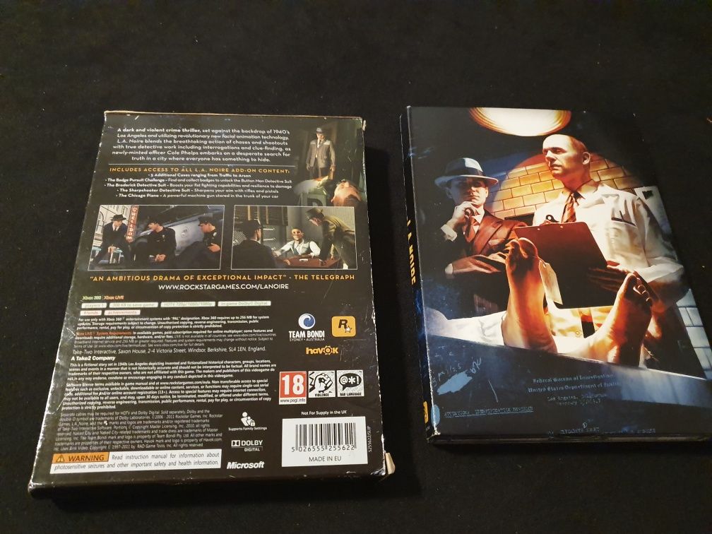 Gra gry xbox 360 one L.A. Noire la The Complete Edition unikat 4 płyty