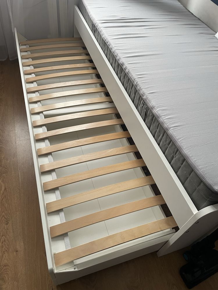 Łóżko rozkladane podwójne Ikea 90x200