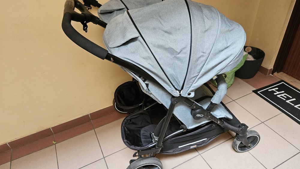 Wózek EasyGo Domino bliźniaczy rok po roku