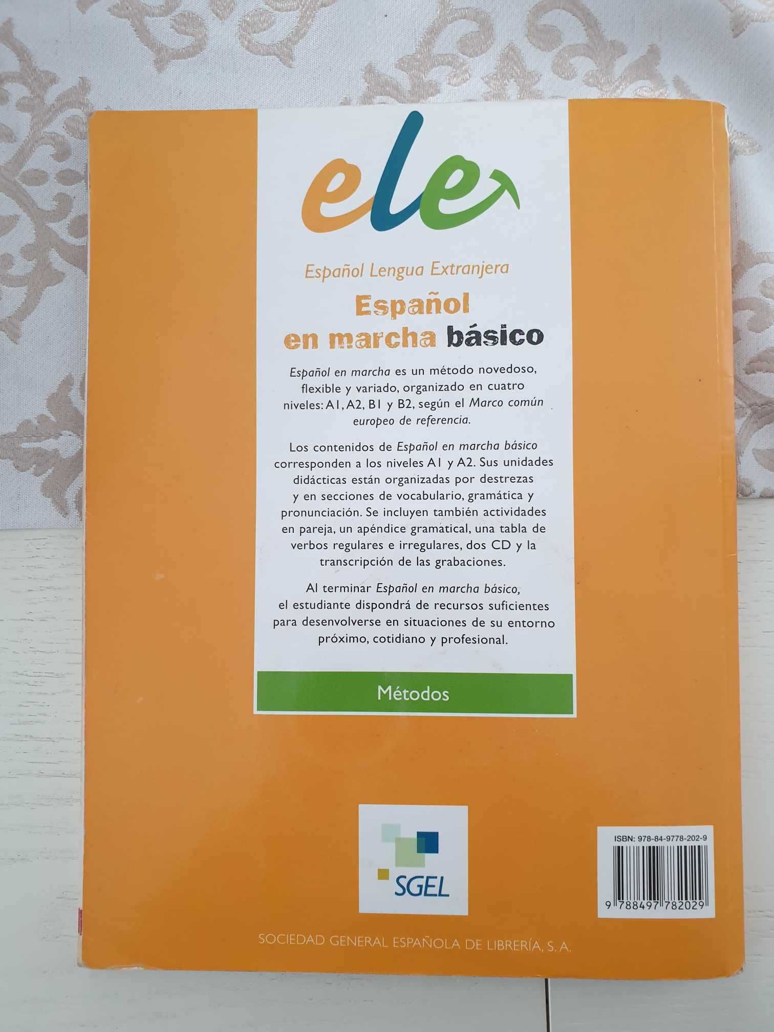 Książka do języka hiszpańskiego: Espanol en marcha Nivel basico A1+A2