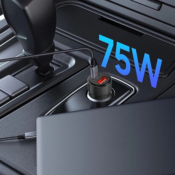 Tech-Protect Cc03/2-Port Car Charger Pd75W Black