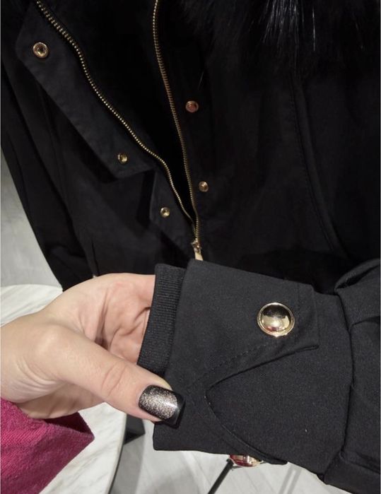 Парка з натуральним хутром