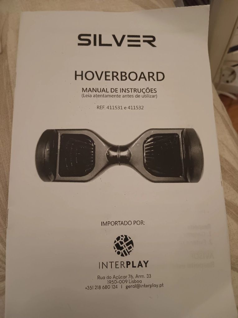 Hoverboard Silver Black
