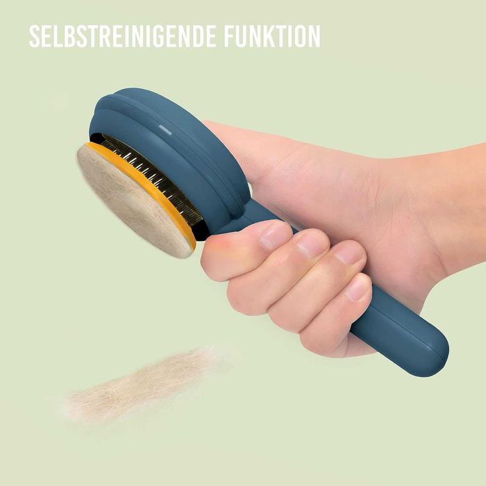 Szczotka dla psów i kotów z krótką sierścią samooczyszczająca