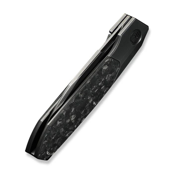 Nóż składany WeKnife Brr15 Gray Titanium/Shredded Carbon Fiber,