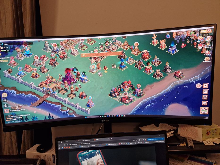 Monitor hp omen 34c 780k8e9 165hz 1ms hdmi dp
