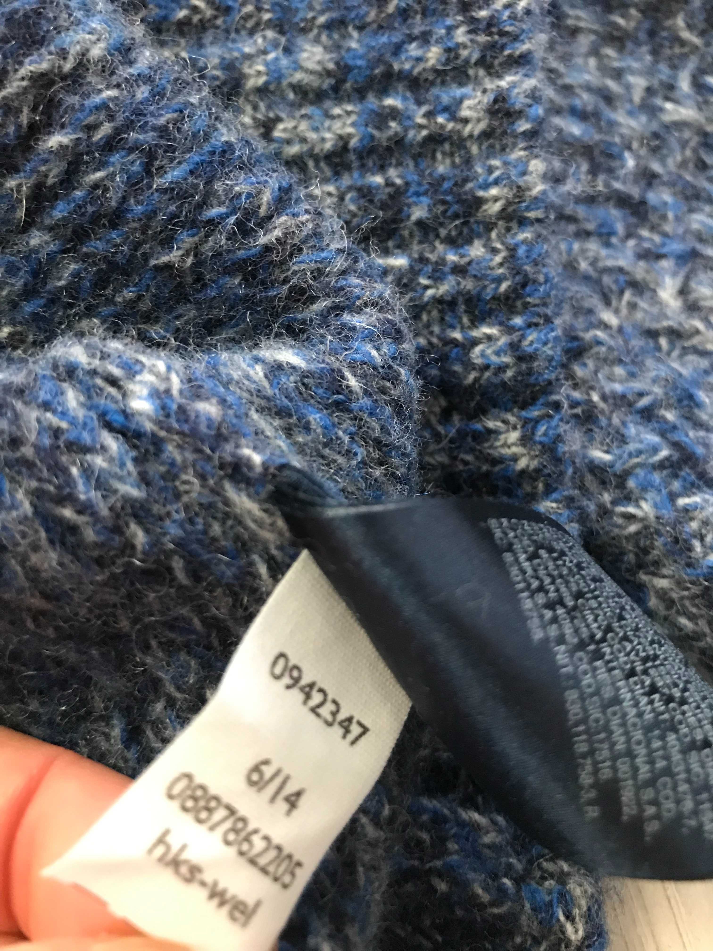 TOMMY HILFIGER r.L oryginalne sweter wełniany męski