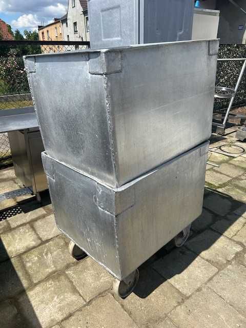 Zbiornik aluminiowy 70 x 83 x 60 na kółkach