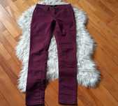 Spodnie bordowe ICHI 36