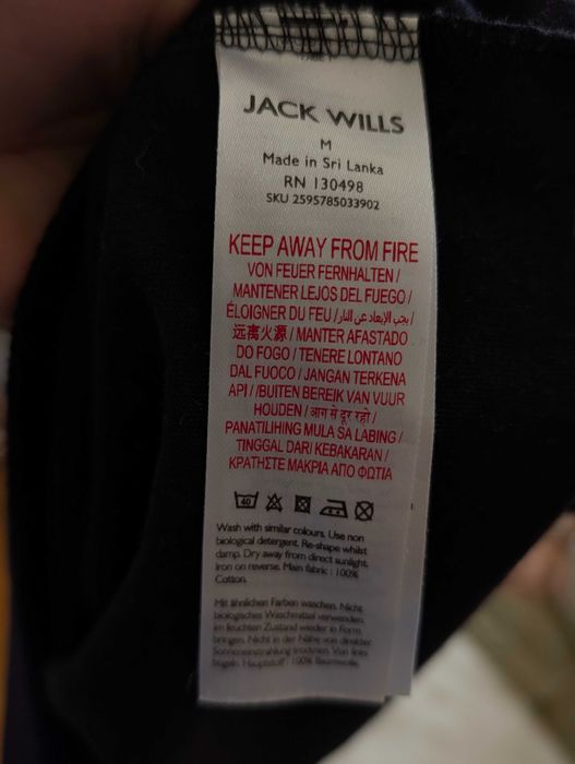 Koszulka męska bawełniana Jack Wills