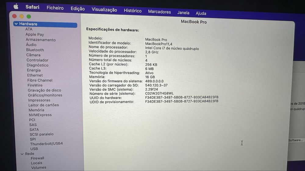Macbook pro retina 15 2015