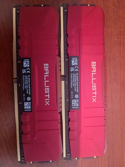 Memória RAM Crucial Ballistix 2x16gb DDR4-3200Mhz