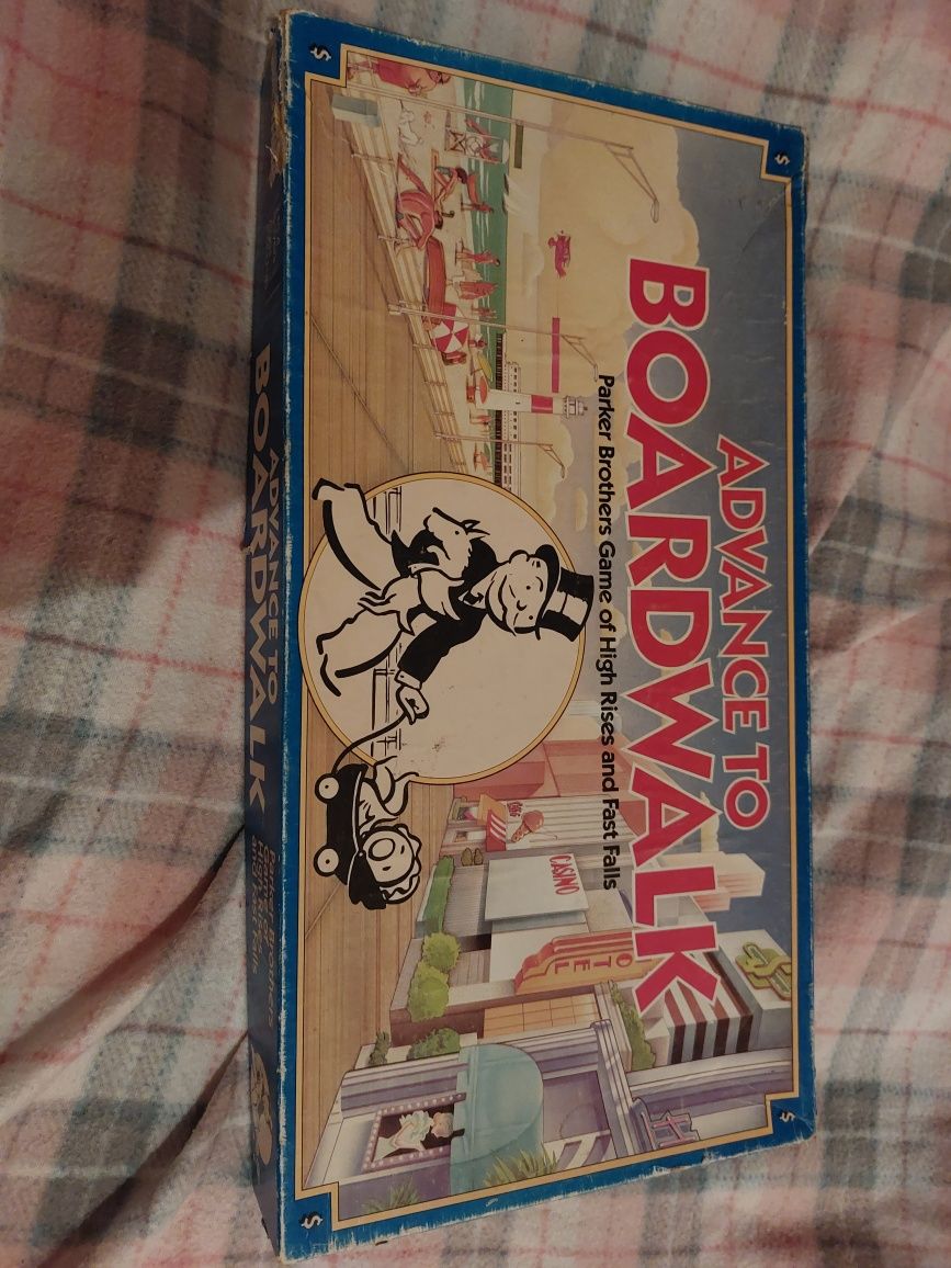 Monopoly Advance to boardwalk 1985r.