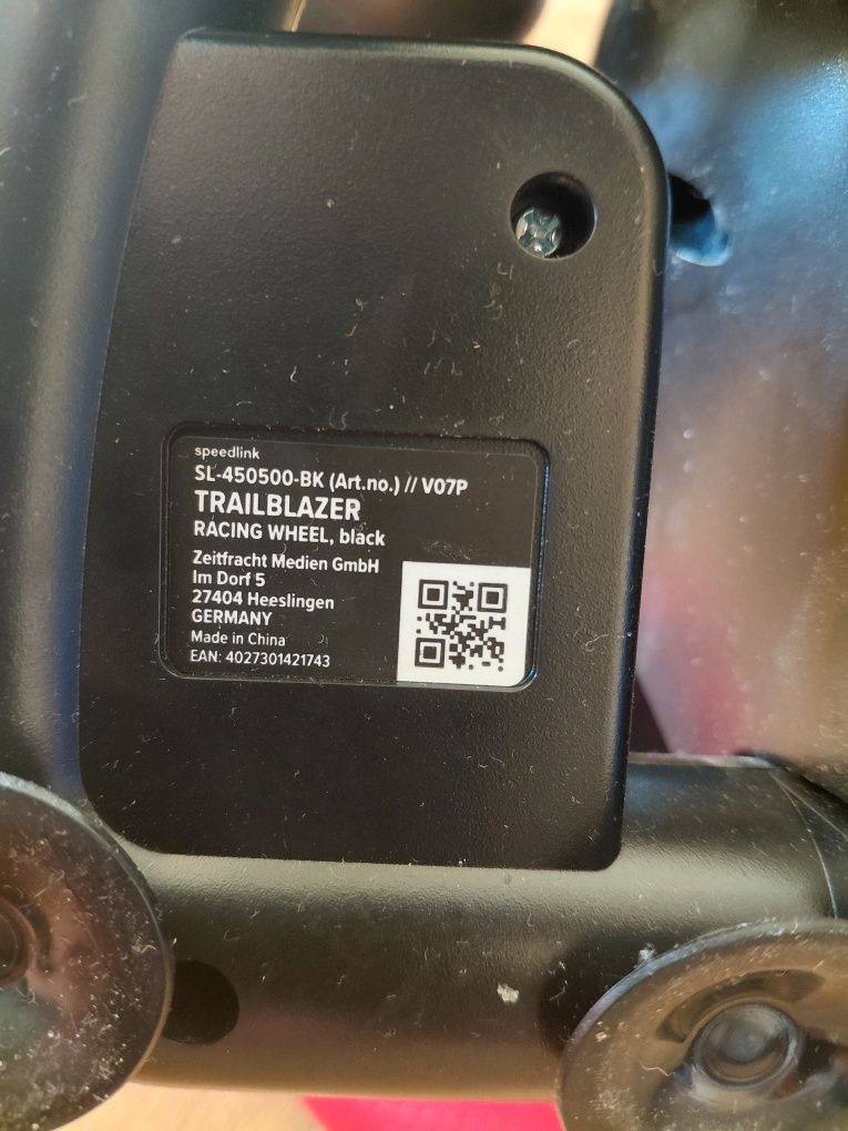 Руль для комп'ютера speedlink